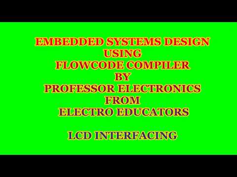 LCD Interfacing using Flowcode|Step by Step