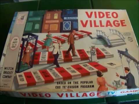 Video Village 1960s Vintage Board Game Video Village 1960s Vintage Board Game