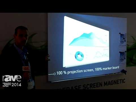 ISE 2014: Projecta Presents Magnetic Dry Erase Screen