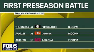 Packers' first preseason game against Steelers | FOX6 News Milwaukee