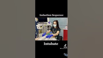 Anesthesia Induction Sequence #shorts #anesthesia #crna #nurseanesthetist #anesthesiology #short