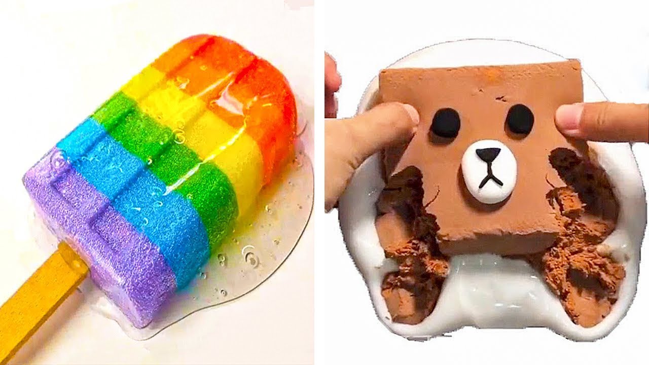 Расслабляющие АСМР-видео со слаймом для сна | Satisfying Slime No Talking ASMR 3745