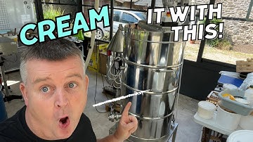 the flow is over so I get in a spin with my new creamer!