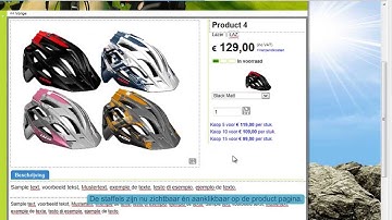 Webwinkel beginnen met ShopFactory 10: Nieuwe functie - Productkorting op detailpagina