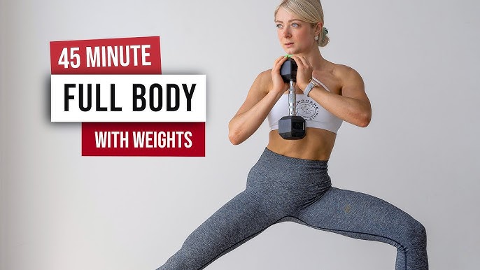 40 MIN STRENGTH Workout With Weights, Full Body, No Repeat 