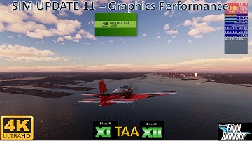 FS 2020 - DX11 and DX12 TAA Graphics Comparison-Sim update 11-40th Anniversary - NVIDIA RTX 4090 TAA