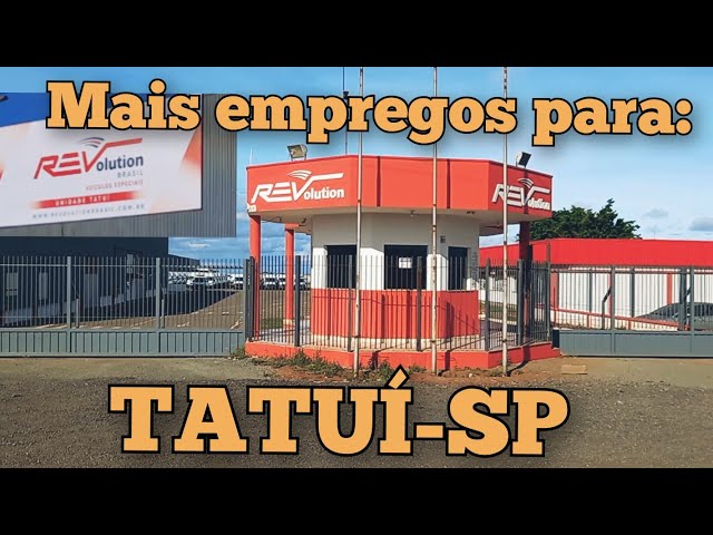 Empresa Revolution Brasil, mais empregos para Tatuí-SP 
