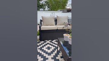 It’s an outdoor bench and storage 😀 outdoor finds #amazonfinds