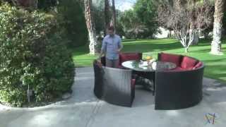 Meridian All-Weather Wicker Patio Dining Set - Product Review Video Meridian All-Weather Wicker Patio Dining Set - Product Review Video
