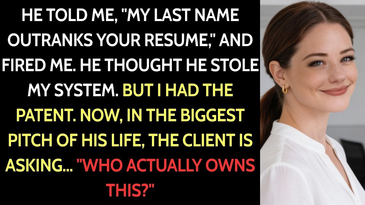 CEO's Son Fired Me, But I Had a Patent That Exposed His Nepotism 💼