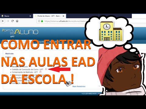 COMO ENTRAR NAS AULAS ONLINE EAD |PORTAL DO ALUNO