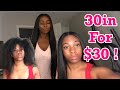 30in FLAT QUICK-WEAVE w/ LEAVE OUT  |  STEP BY STEP | BEGINNER FRIENDLY | TUTORIAL