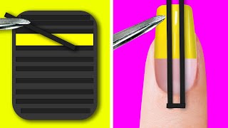 24 ASTUCES POUR LES ONGLES ET LA MANUCURE || INCROYABLES DESIGNS POUR LES ONGLES