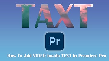 How To Add VIDEO Inside TEXT In Premiere Pro #edit #tutorial #premierepro