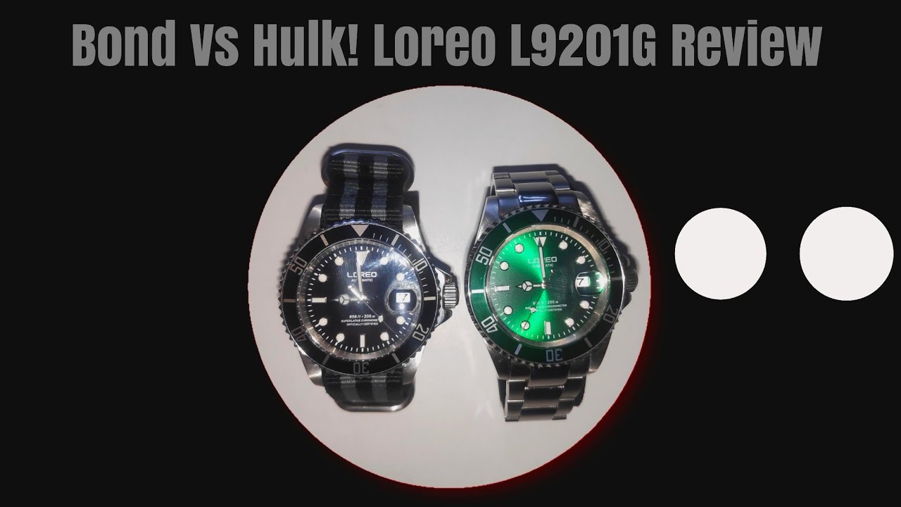 Bond Vs Hulk! Loreo L9201G Submariner Homage Review