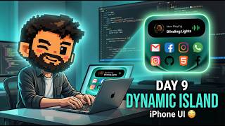 Day 9 of Learning HTML &amp; CSS: Building iPhone Dynamic Island 🔥