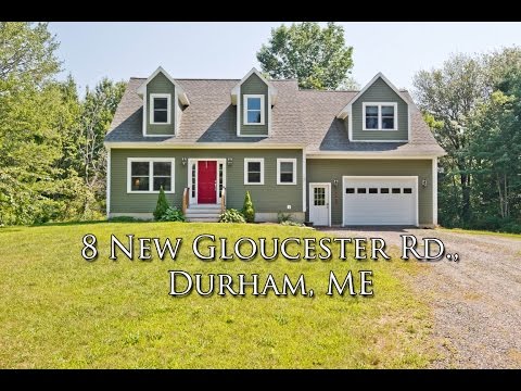 8 New Gloucester Rd., Durham, ME home video tour
