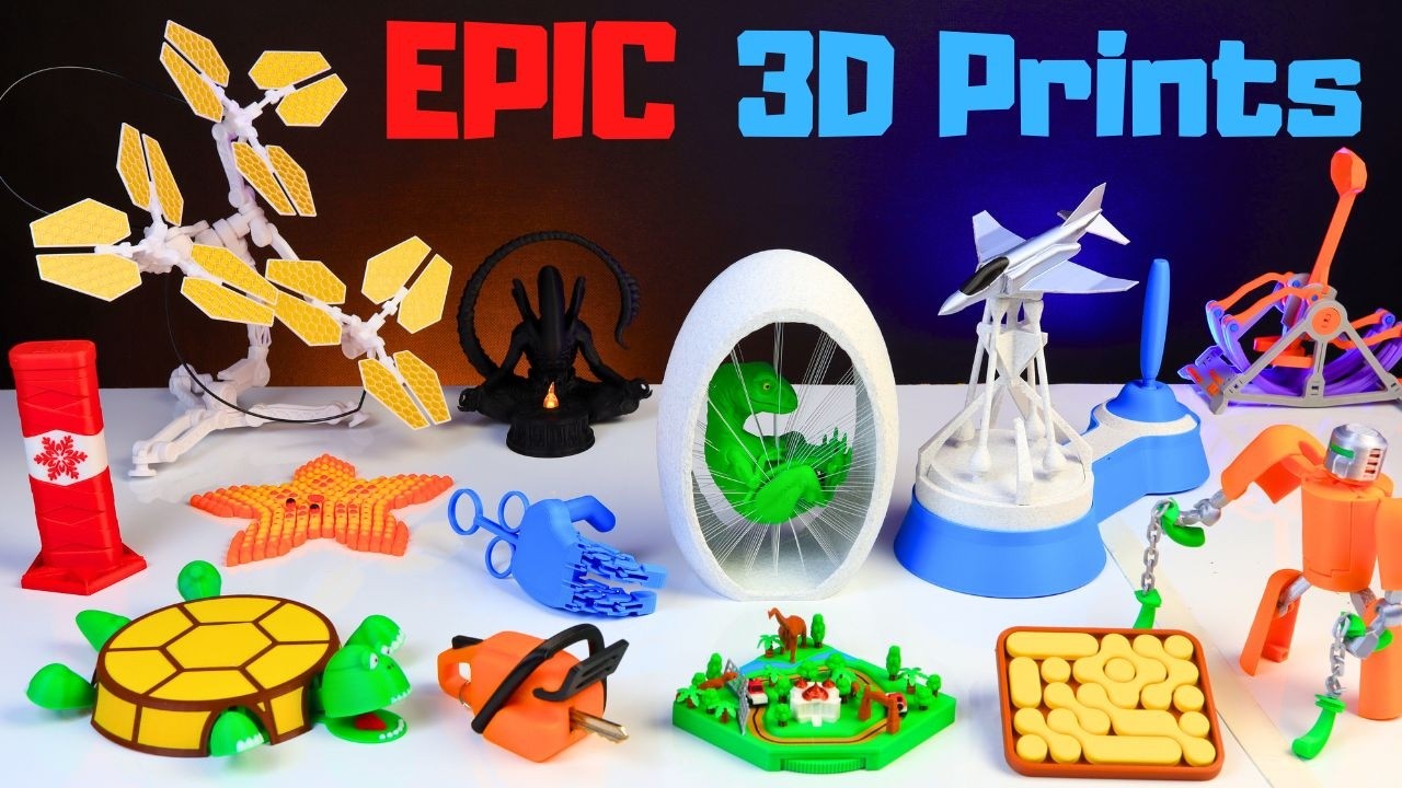 19 COOLEST Things to 3D Print