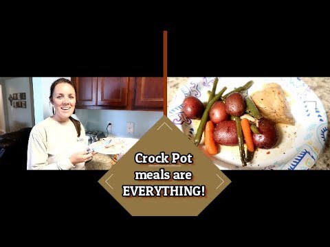 Crock Pot Honey Garlic Chicken & Veggies | Fall Food Friday collab with Moss Family TV