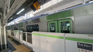【日本】JR山手線 JY02 神田 Kanda- 列車離開神田站