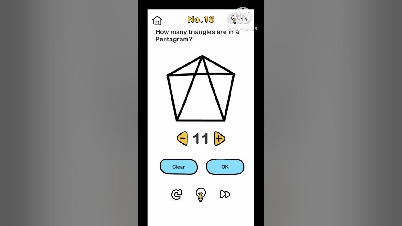 guess How many triangles are in a pentagram shorts trending ytshorts