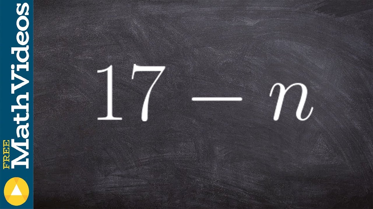 Learn How To Write A Verbal Expression From An Algebraic