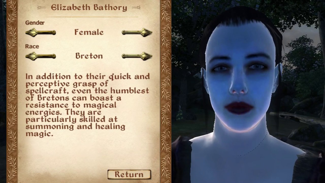 Skyrim character creation formulas download