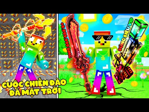 MINI GAME : CUỘC CHIẾN ĐÀO ĐÁ MẶT TRỜI ** NOOB NÂNG CẤP SÚNG VIP TỪ ĐÁ MẶT TRỜI