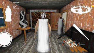 картинка: бабушка и игра в игру Granny Player играйте в игру Granny Game побег из дома