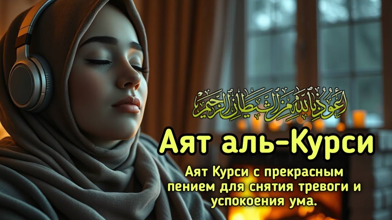 Аят Аль-Курси в красивом чтении для снятия тревоги и глубокого покоя души