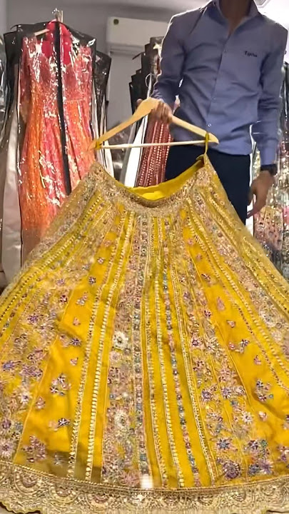 😍📍 I found 3 Non Bridal Lehengas for Sangeet and Haldi | Chandni Chowk Non Bridal Lehengas