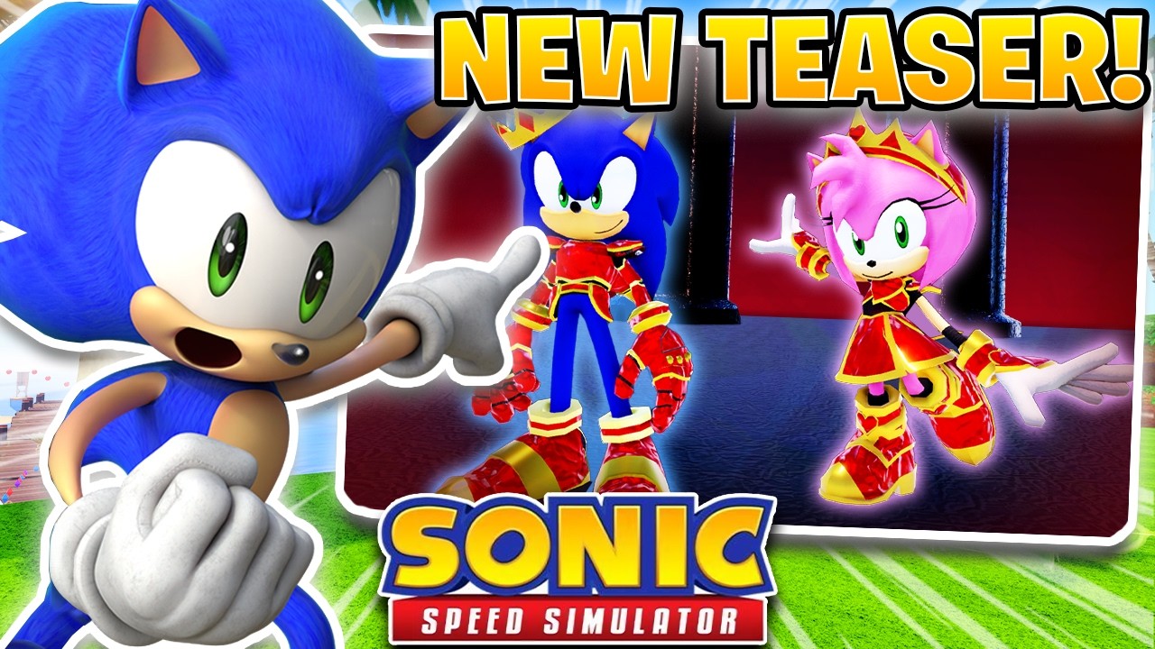 *RUBY SONIC & AMY* Are Coming To Sonic Speed Simulator! (New Teaser)