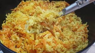 אורז עם גזר בכמון / Rice and carrots with cumin