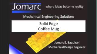 How to make mug in solid edge