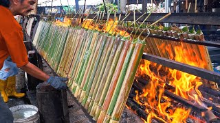 DON'T TRY THIS AT HOMECoconut milk Bamboo Rice, Coconut milk making