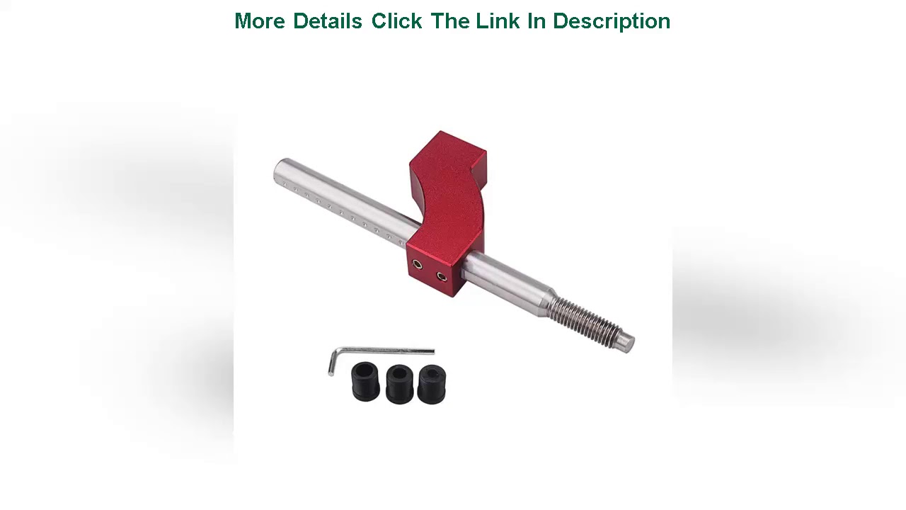 Top Adjustable Shift Lever Shift Knob Extender Aluminum Stainless Steel Adapter for (10X1.5) Gear K