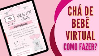 VIRTUAL BABY SHOWER: How to do it? See the step by step screenshot 4