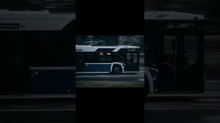 bus in motion on a cloudy day #shorts #photography