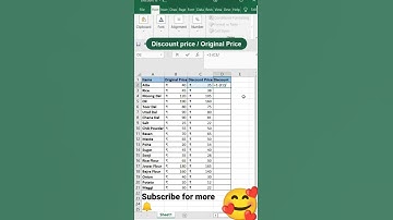 Calculate discount percentage 🔥 Follow for more tips 🤩