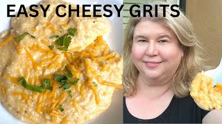 How To Make Creamy Southern Cheese Grits | Easy Cheesy Grits