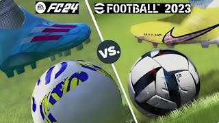 EA FC 24 Vs eFootball 2023 PS3 | Side by Side | Graphic Comparison