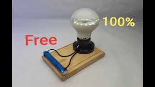 Awesome Experiment Free Energy Generator With Magnet 100% At Home