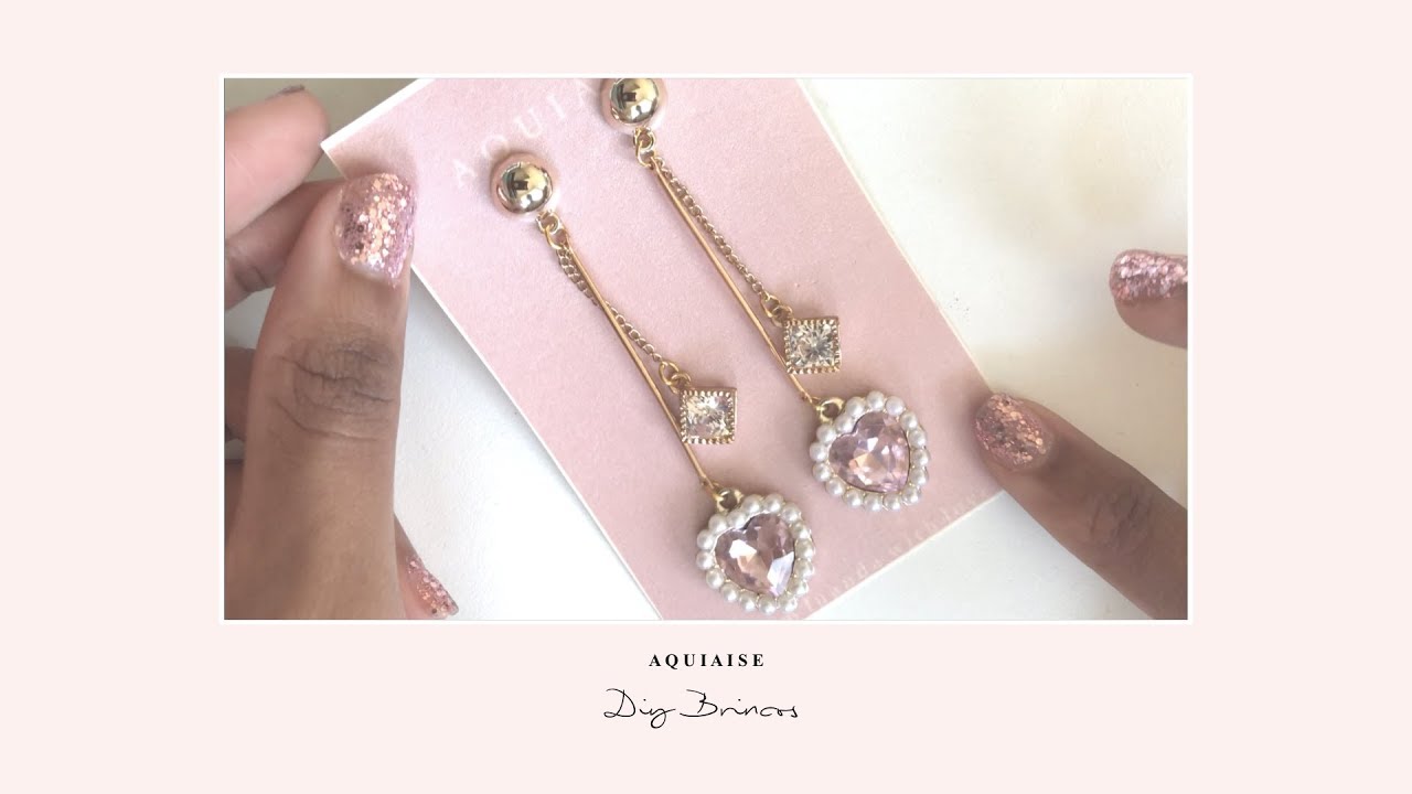 ❀DIY Korean Heart Earrings ❀