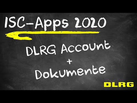 2020 - ISC - #01 DLRG Account und Dokumente