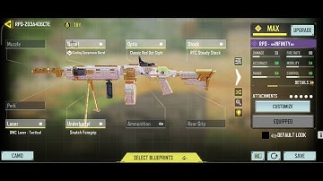 BEST RPD GUNSMITH #codm #codmobile #gaming