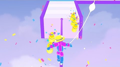 Balloon Pop Runner - All Levels Gameplay Android, iOS