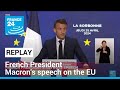 REPLAY: French President Macron