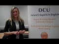 Internships in Ireland - Janetta Week 2 - English at Dublin City University