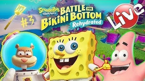 Spongebob Squarepants Battle For Bikini Bottom Rehydrated!! Playthrough Part #3 {ROCK Bottom}