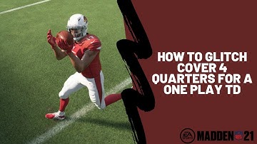 Madden 21 - How To Destroy Match Coverage| A Complete Tutorial to Bombing Cover 4 Quarters in Madden
